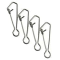 All Kinds of Duolock Lock Snaps Stainless Steel Brass Black/White/Nickel Quality Swivel Fishing Saltwater Solid Rings Connector