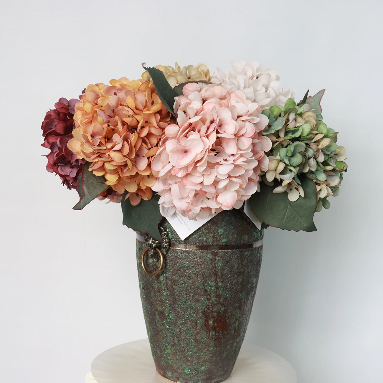 TG067 Wholesale Artificial Hydrangea Wedding Decoration Silk Flowers New Wedding Home Photography Decorative Flowers
