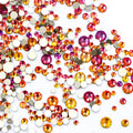 Wholesale SS3-SS50 Over 50 Colors Glass Flat Back Non Hot Fix Nail Rhinestones for Nails Art Decoration DIY Design