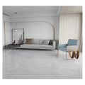 Full Body 750x1500mm Ceramic Glossy Large Slab Polished Gray Marble Glazed Porcelain Tile for Floor and Wall