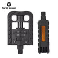 WEST BIKING Bicycle Pedal Nylon Mountain Anti-slip Road Bicycle Pedals Ultralight Outdoor Sports Mountain Custom Bike Pedals