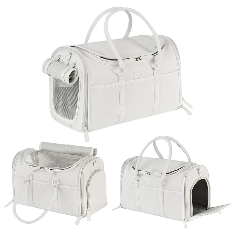 ZYZ PET Cat Carrier Bags Airline Approved Dog Travel Backpack Breathable Outdoor Shoulder for Small Medium Puppy Portable Hiking