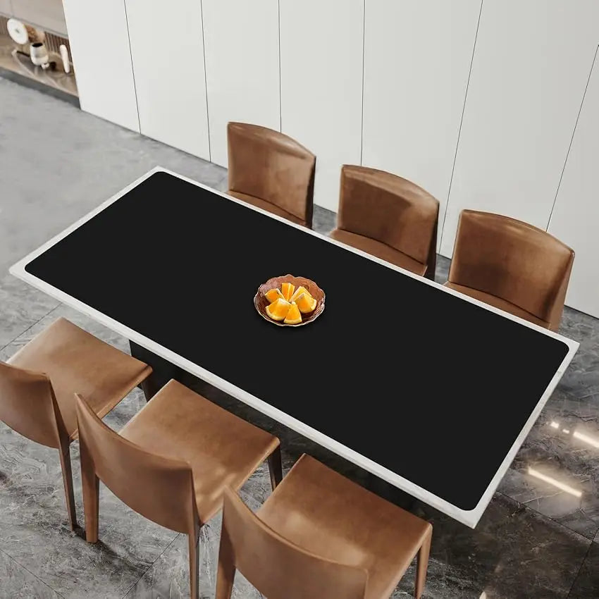 100% Food Grade Large Kitchen Table Mat Reusable Silicone Dining Table Placemat Non-slip Heat Resistant Matcustomized Any Size
