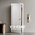 European Style Internal Room Doors for Houses Interior White Moulded Doors Interior Flat Internal Doors
