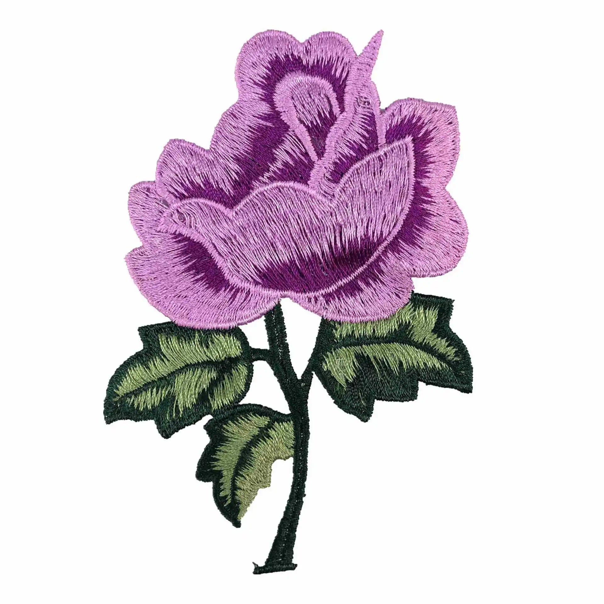 Flower Fatch Factory Garment Accessory Embroidery Patch Sew on Iron Patch New Design