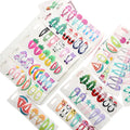 Set of 6 Cartoon Animal Printed Hairpins for Children Metal Hair Clip Accessories for Kids