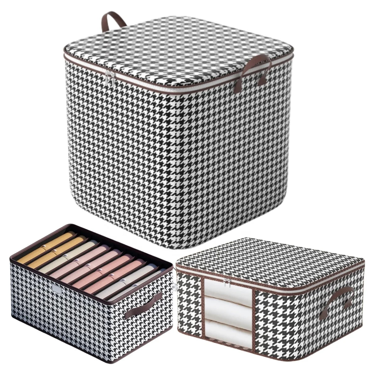 Quilt Storage Bag Large Capacity Foldable Without Steel Frame Bags Waterproof Dustproof Clothes Organizer Laundry Bag