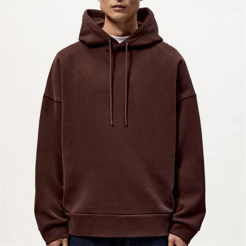 Wholesale Custom Men's Heavyweight 100% Cotton Oversized Hoodie Embroidered Hoodie for Autumn Season