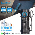 Super Bright Magnetic Flashlight Trustfire MC1 1000LM Compact Keychain Handheld Work Clip Torch for Everyday Carry Outdoor Use