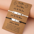 Stainless Steel I Love You to the Moon and Back You Are My Sunshine Lover Couple Sun Moon Pendant Bracelets