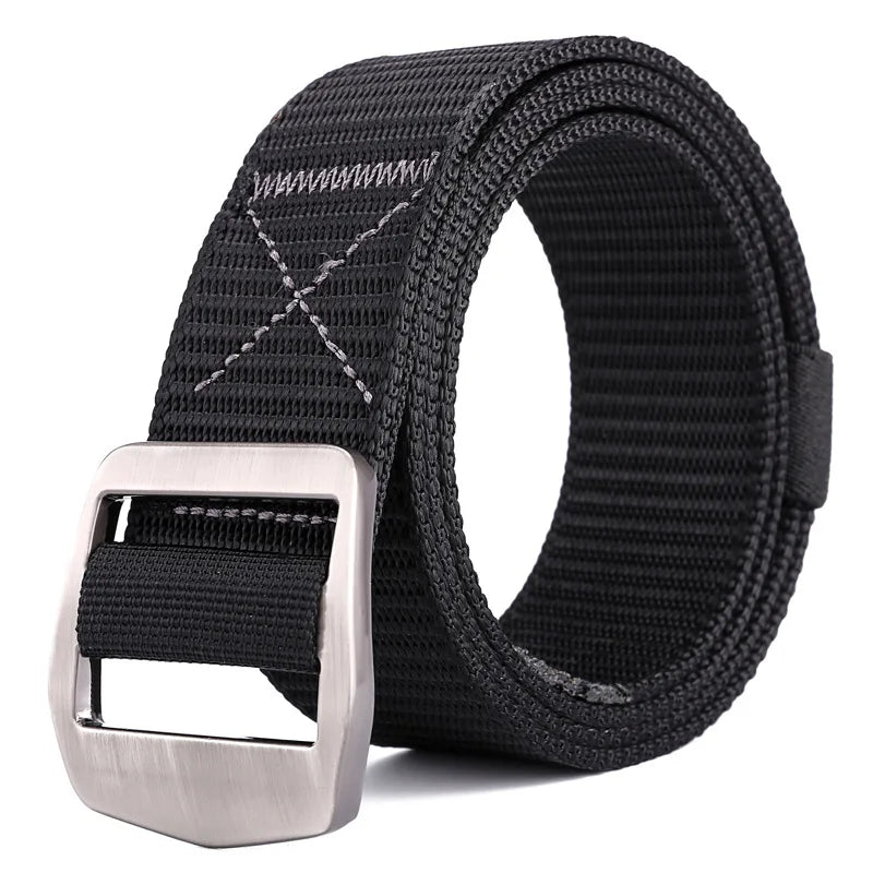 Custom Logo Unisex Men Women Custom Nylon Polyester Fabric Belt Printing Canvas Woven Tactical Webbing PP Material Belt
