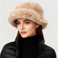 2026 Fashionable Winter Warm Caps Thickened Windproof Thick Fishermen Bucket Hat for Women