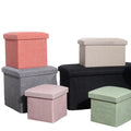 Multifunctional Home Linen Stool Practical Rectangle Ottoman for Clothing Fabric Storage Boxes & Bins