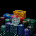 Hot Sale JIAYI Brand Square Crystal Poker Chips Custom Made Professional Casino Use European Coins Design Multiple Colors Model