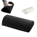 Half Moon Bolster Semi-Roll Pillow Ankle Knee Support Elevation Back Lumbar Neck Pain Relief Memory Foam Pillow Cushion