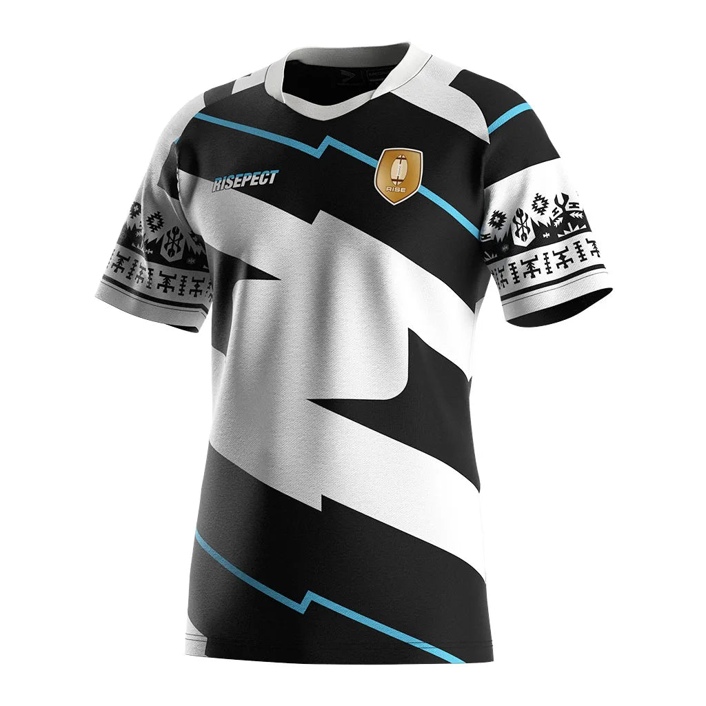 Oem Printing Bodybuilding Sportswear Dry-Fit V-Neck Custom Sports Tshirt Australian League Jerseys Ireland Rugby Shirt