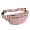 Custom Logo Nylon Women Waist Bags Large Capacity Ladies Travel Running Sport Belt Bags Fanny Pack with Adjustable Strap