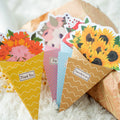 Beautiful Carnation Flower Greeting Gift Cards Holidays Gift Cards Printing Mother's Day Greeting Cards
