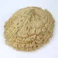 Outlets Price Afro Curly Toupee for Men 6MM Wave Full Lace Base for Black Man Blonde Color  Invisible Hairline Toupee for Men