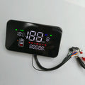 Electric Scooter Mountain Bike Monitor With Stand on the Back White Text Display 48V60V72V Meter Tricycle Ebike Diypart