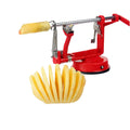 3-in-1 Multifunctional Stainless Steel Blades for Home Use Powerful Suction Base Apple Peeler Corer for Vegetables Metal