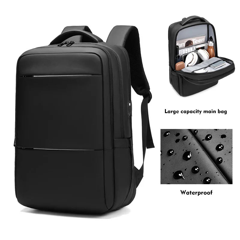 Custom logo Design Bagpack Usb Waterproof Men Bag Backpack Bag Laptop Backpack