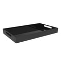 Custom Acrylic Square Snack Serving Tray With Handle Acrylic Serving Tray Acrylic Hotel Restaurant Tray