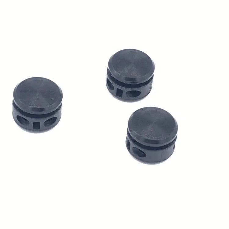 Adjustable Rope Lock Elastic Double Hole Plastic Pull Rope Toggle Bag Parts Special Accessories Rope Plug