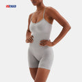 Wholesale Custom Lady Fitness Sports Ribbed One Piece Short Jumpsuit 2025 Latest Design Bodycon Bodysuit Jumpsuits for Women