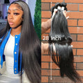 100% Human Hair Bundle Deals Hair Bundle Raw Virgin Cuticle Aligned Natural Wave SSD Bone Straight Hair Bundles