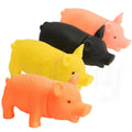 Funny Rubber Pig Model Grunting Dog Chew Play Toy for Kids Squeaky Pet Fetch Toy with Home Decor Accents
