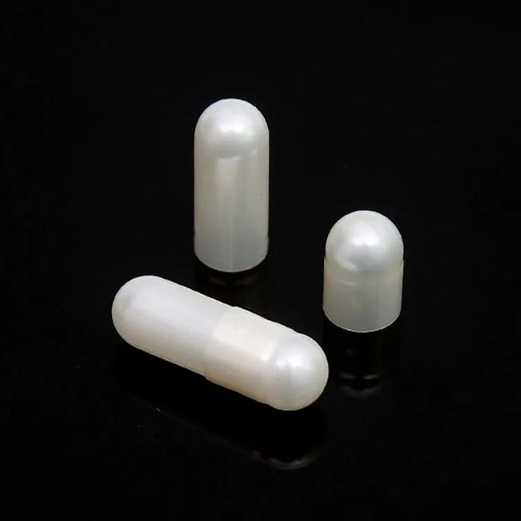 White Color Size 00 Hard Empty Veggie Capsules Separated