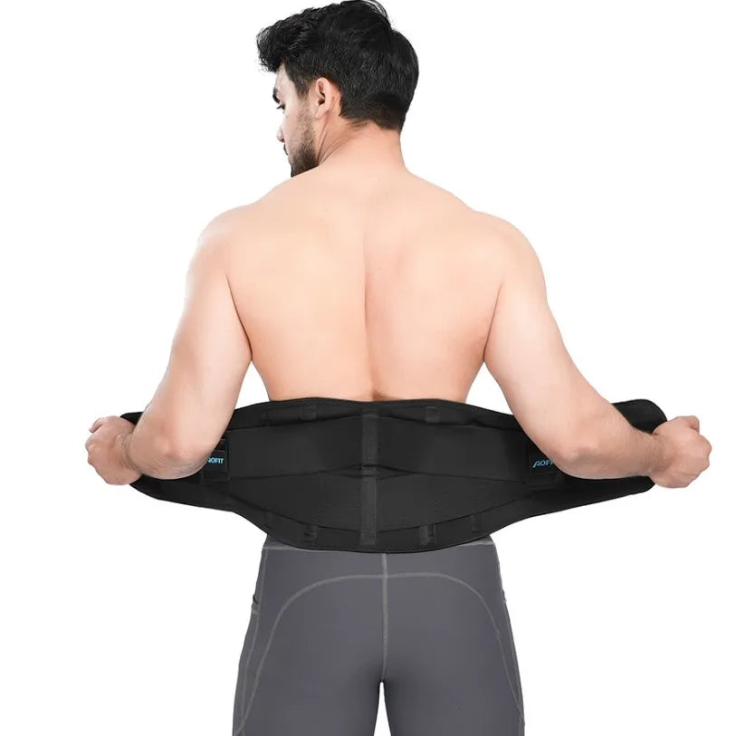 Hot Sale Neoprene Compression Waist Trainer Sports Fitness Double Pull Adjustable Back Support