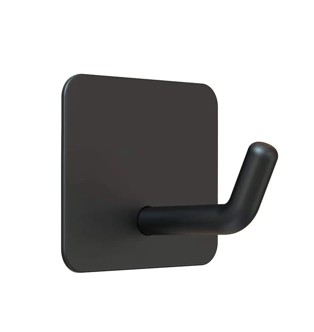 Adhesive Kitchen Towel Hooks Bathroom Stick on Wall Stainless Steel Hooks