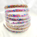 Children's Transparent PVC Quicksand Sequin Hair Band Headband