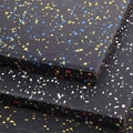 Sunshine Compound Tile Fitness Rubber Mat Flooring Tiles Anti-Shock 15-30mm Gym Flooring Customizable Color Washable Durable