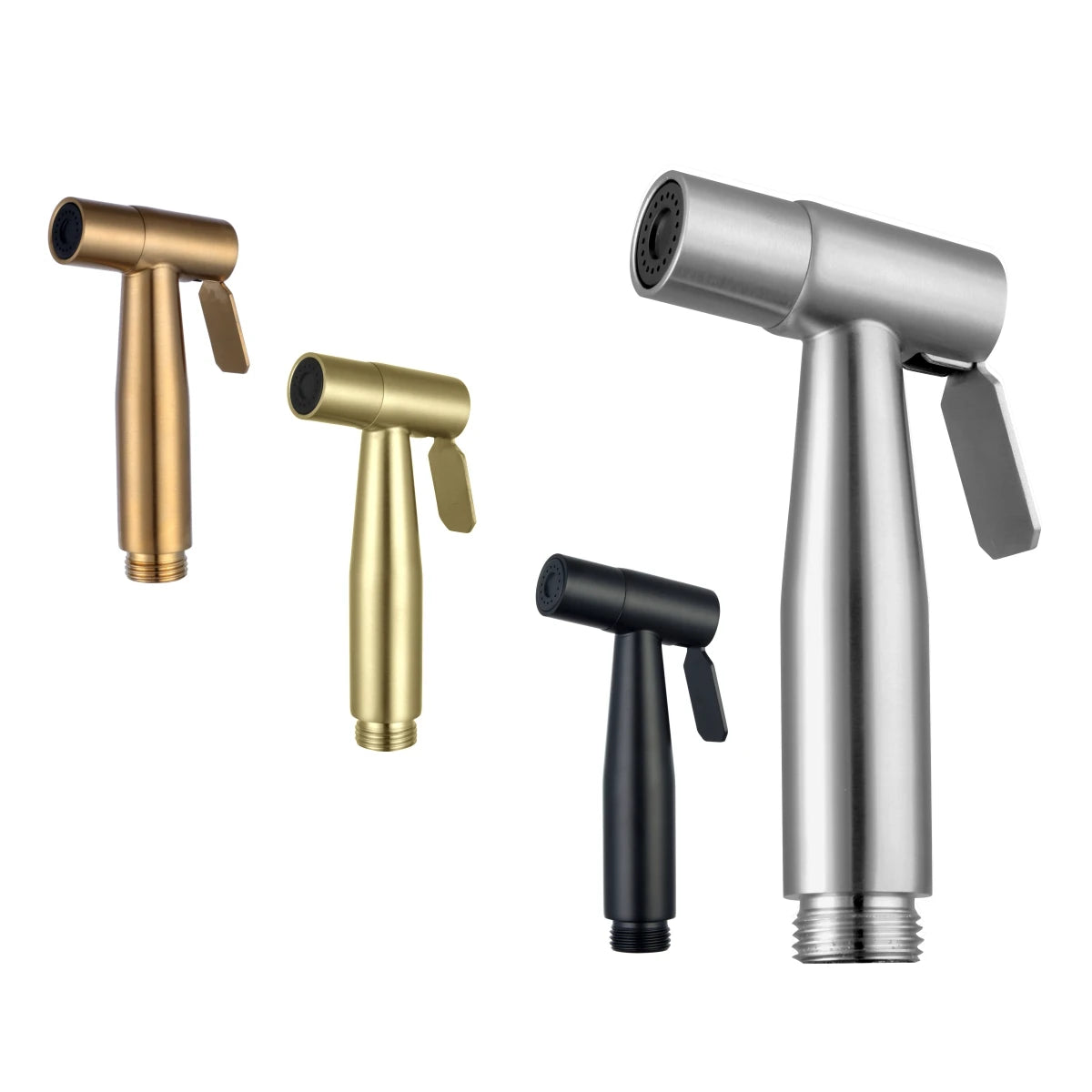 Shower Bidet Sprayer Holder Diverter 304 Stainless Steel Hand Held Muslim Wall-Mounted Bathroom Shattaf Bidet Sprayer Toilet