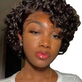African Bob Fashionable Curly Hair Women Wig Fluffy Soft and Comfortable in Stock Wholesale