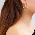 Wholesale Fashion Dangling Heart Earrings