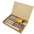 Eco-friendly Disposable Cardboard Folding Paper Sushi to Go Box Custom Sushi Bento Box