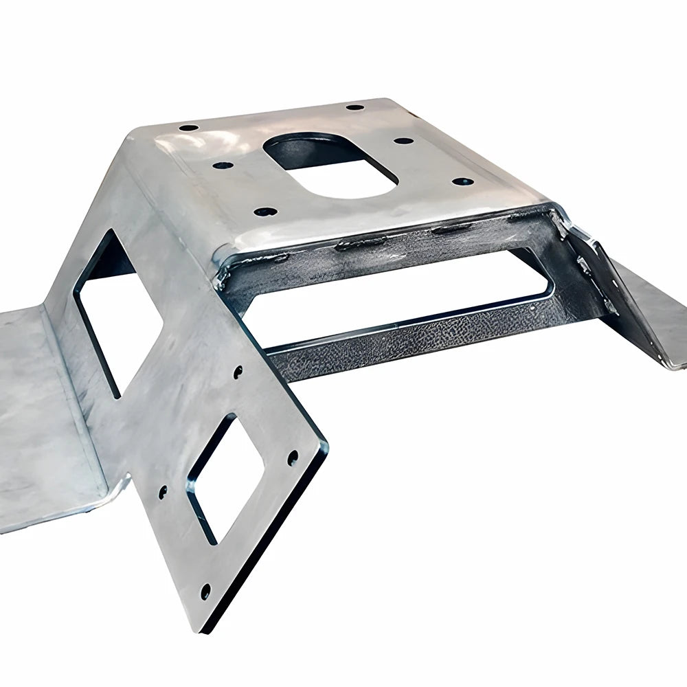OEM Custom Metal Fabrication Steel Bracket Factory Laser Cutting Service Plate Sheet Metal Bending Fabrication Welding Parts