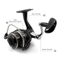 5000 Series FMAF Carp Fishing Reels Competitive Price OEM ODM Casting Reels for Stream River Lake Fishing Durable Metal