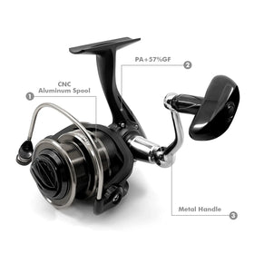 5000 Series FMAF Carp Fishing Reels Competitive Price OEM ODM Casting Reels for Stream River Lake Fishing Durable Metal