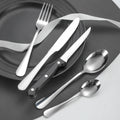 Stainless Steel Flatware Organizer Kitchen Silverware Gold Cutlery Set With Drawer Organizer