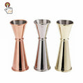 Cocktail Bar Jigger Stainless Steel Japanese Design Jigger Double Spirit Measuring Cup Bartender