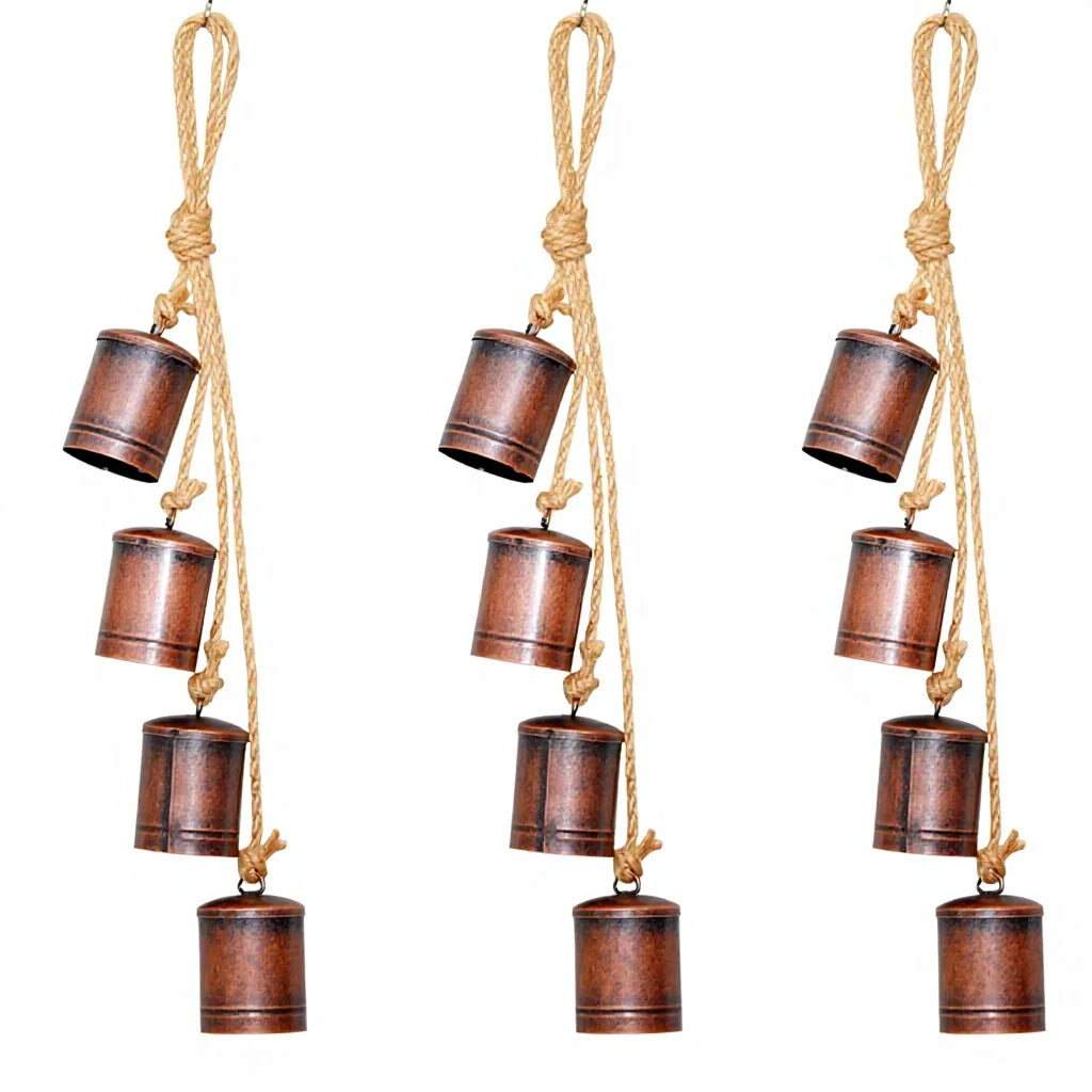 Witch Bells for Doors Witch Bells for Hanging Witches Wind Bells for Doorknobs Hooks for Home protection Bells Witchery Supplies
