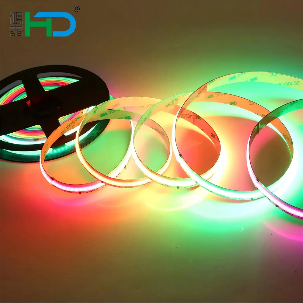 Cob LED Strip Addressable RGB Rgbw Cob Addressable Cob LED Strip 24v RGBW