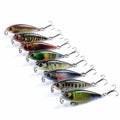 JSFUN ABS Stream Fishing Lure 4.8cm 3.4g Sinking Water Mini Minnow Pencil Artificial Small Crankbait Wobblers