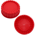 Round Sunflower Cake Pan Molds Silicone Baking Molds Non-Stick Cake Molds