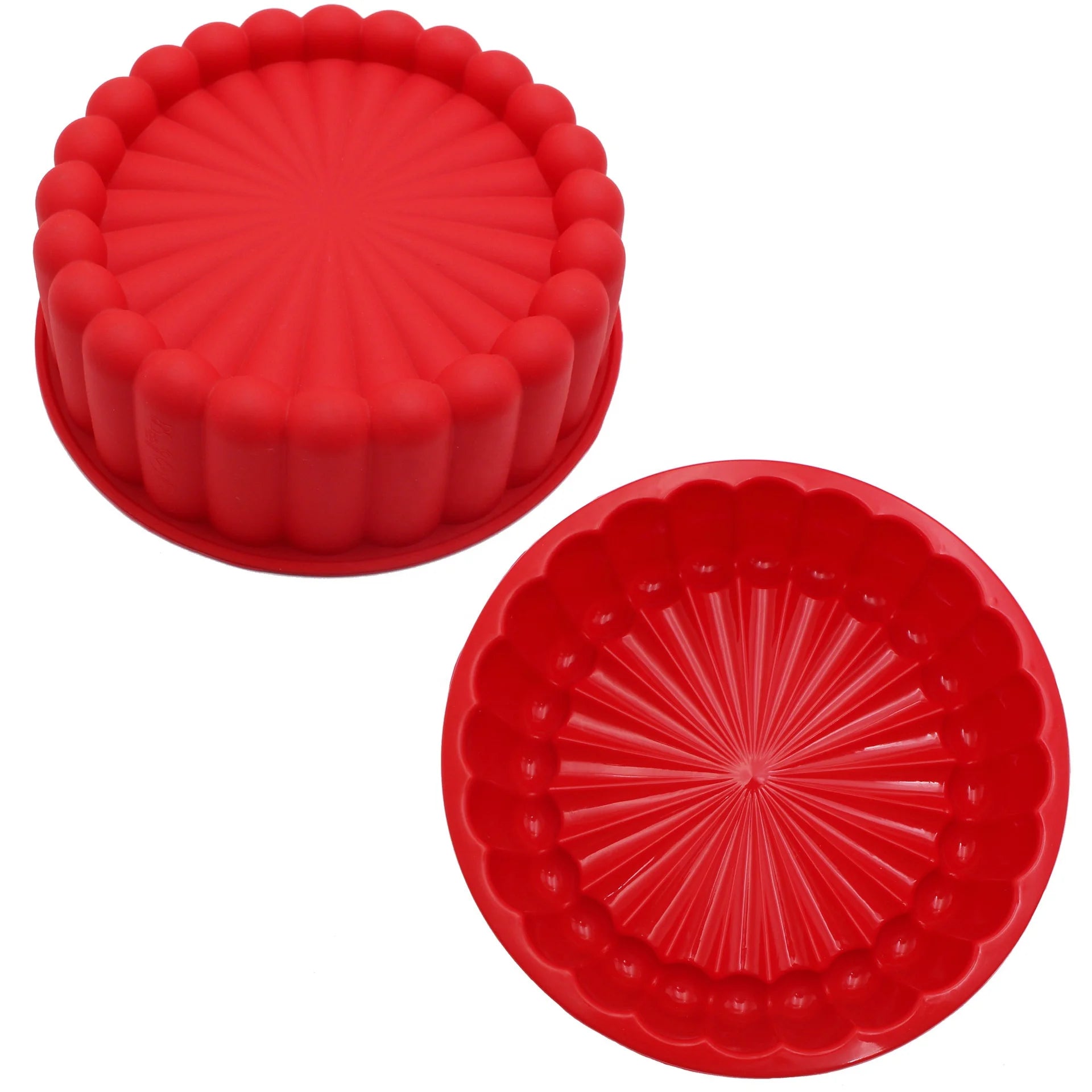 Round Sunflower Cake Pan Molds Silicone Baking Molds Non-Stick Cake Molds